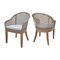 International Concepts Outdoor Patio Dining Chair with Cushions, 2PK ODC-300P - alternate 6